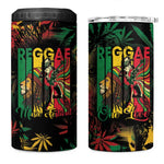 Jamaica Reggae Festival 4 in 1 Can Cooler Tumbler One Love Rastafari Culture - African Pride