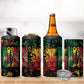 Jamaica Reggae Festival 4 in 1 Can Cooler Tumbler One Love Rastafari Culture - African Pride