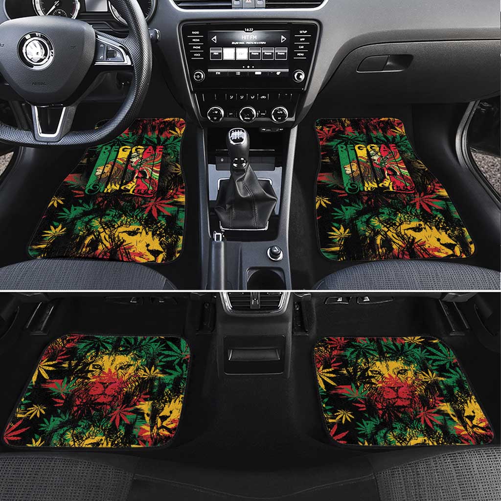 Jamaica Reggae Festival Car Mats One Love Rastafari Culture - African Pride