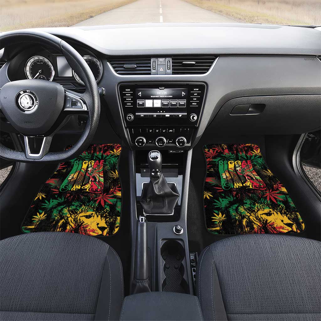 Jamaica Reggae Festival Car Mats One Love Rastafari Culture - African Pride