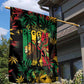 Jamaica Reggae Festival Garden Flag One Love Rastafari Culture - African Pride
