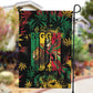 Jamaica Reggae Festival Garden Flag One Love Rastafari Culture - African Pride