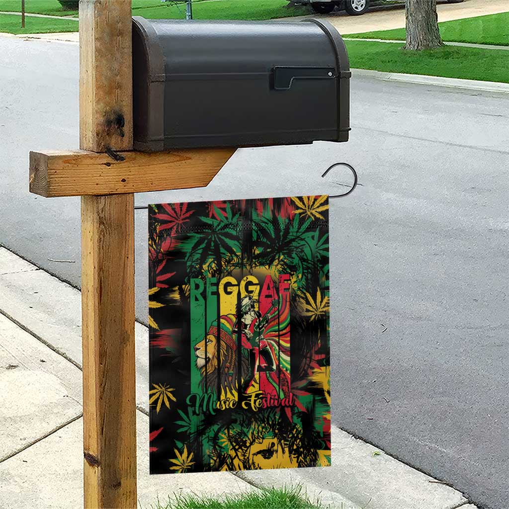 Jamaica Reggae Festival Garden Flag One Love Rastafari Culture - African Pride