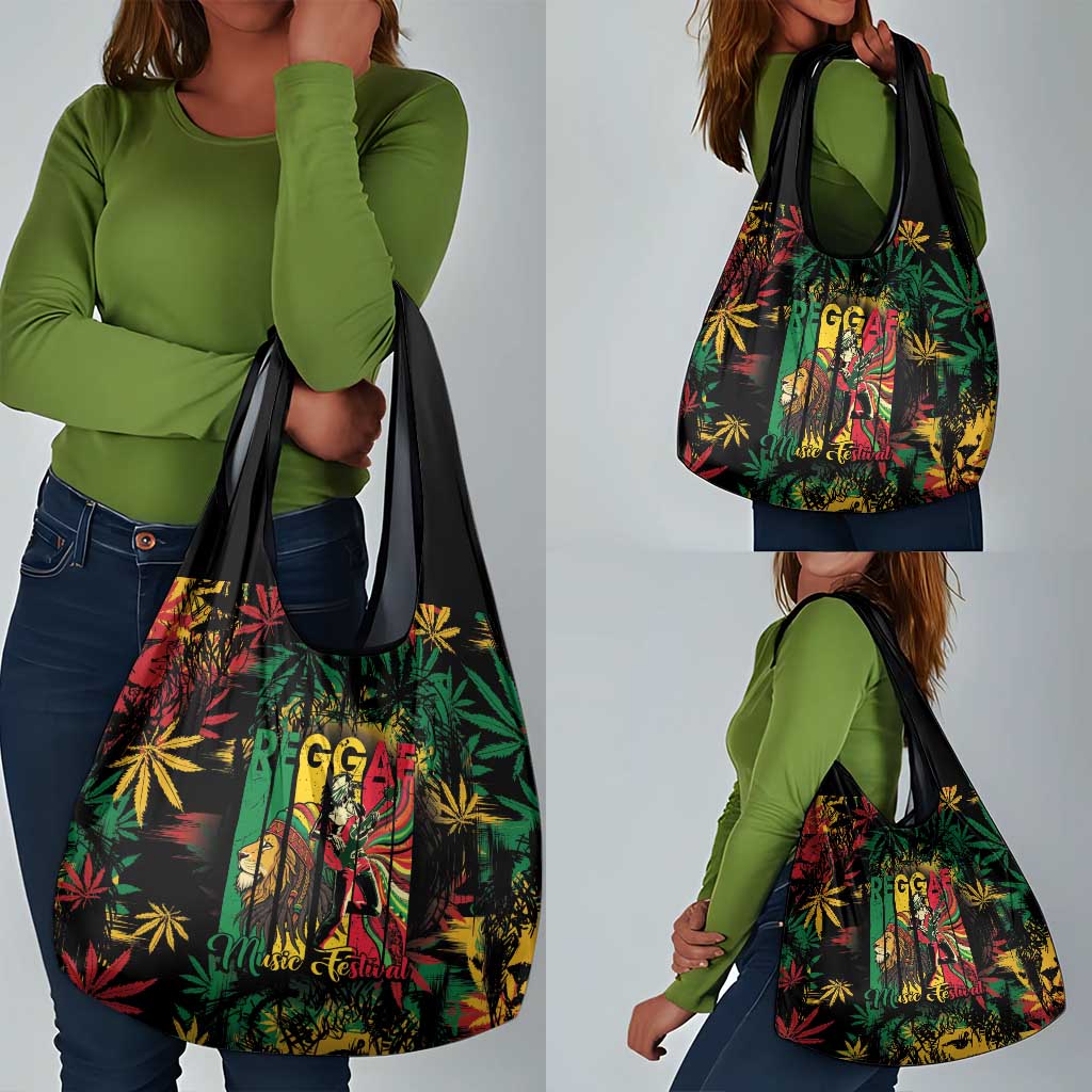 Jamaica Reggae Festival Grocery Bag One Love Rastafari Culture - African Pride