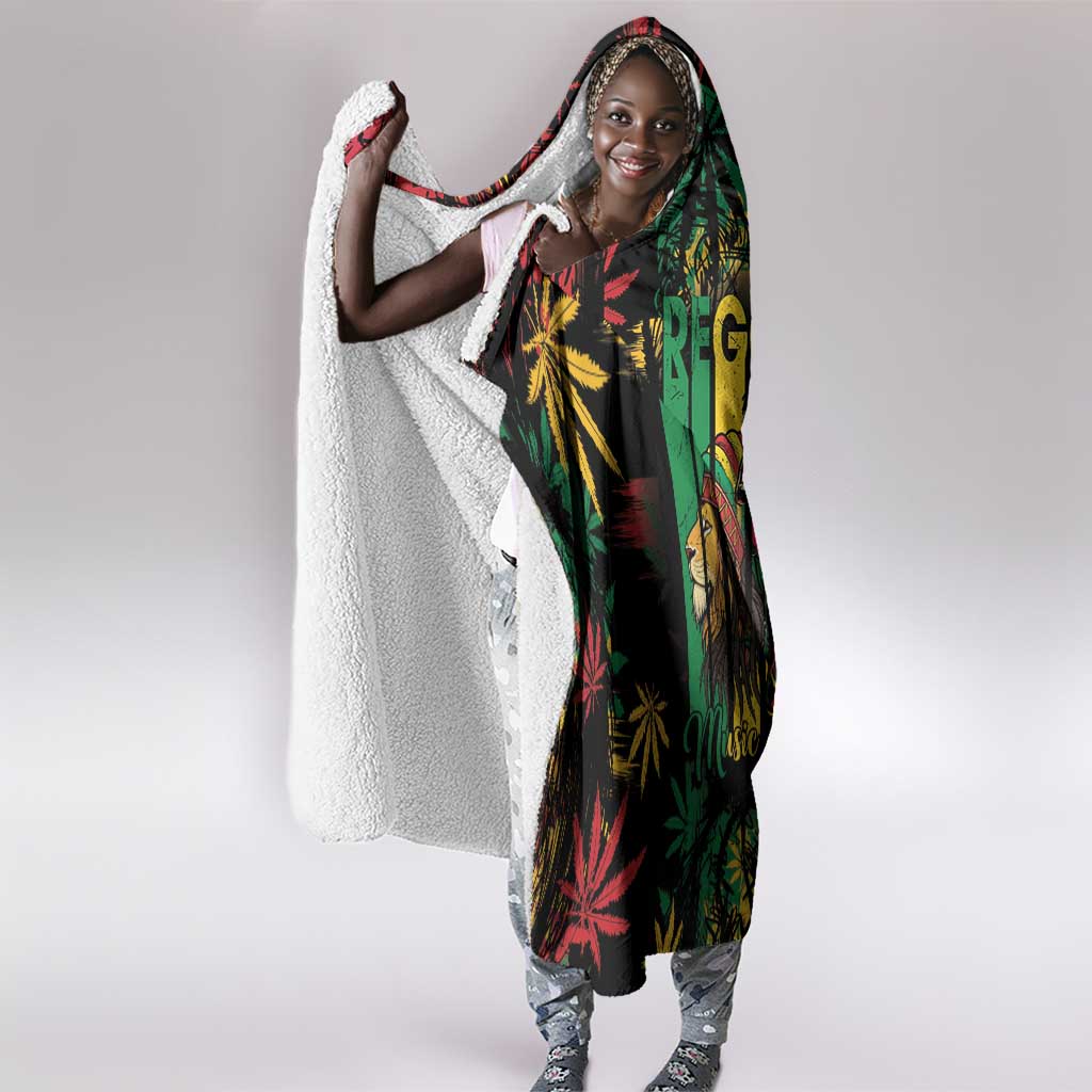 Jamaica Reggae Festival Hooded Blanket One Love Rastafari Culture - African Pride