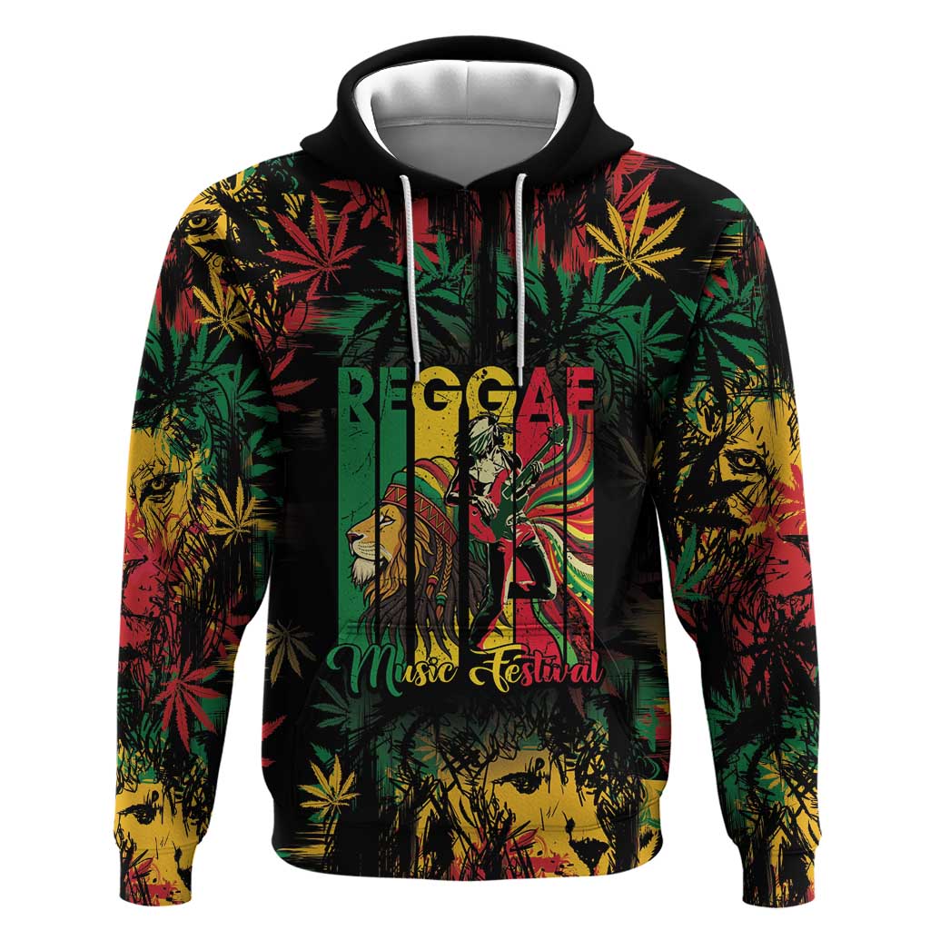 Jamaica Reggae Festival Hoodie One Love Rastafari Culture - African Pride