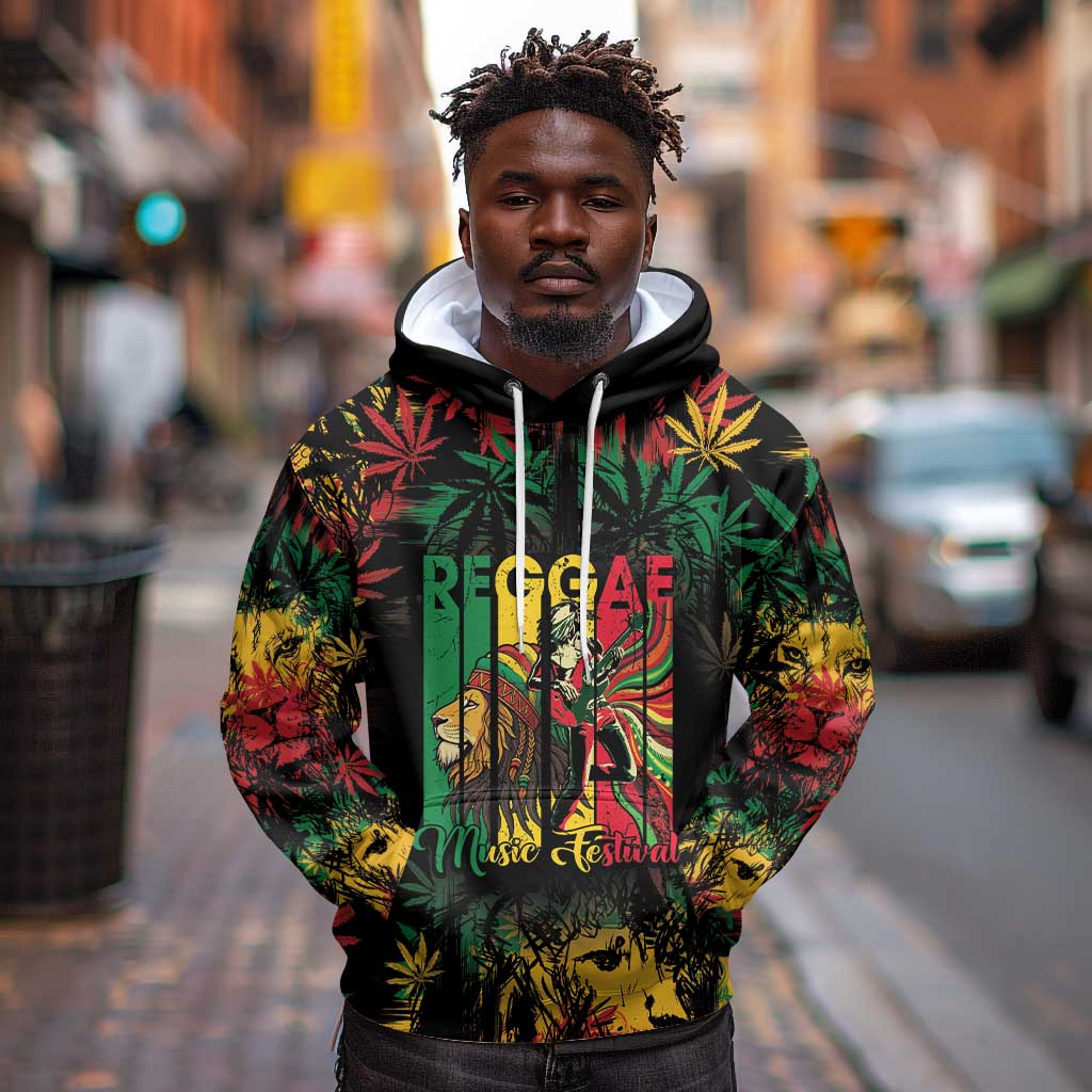 Jamaica Reggae Festival Hoodie One Love Rastafari Culture - African Pride