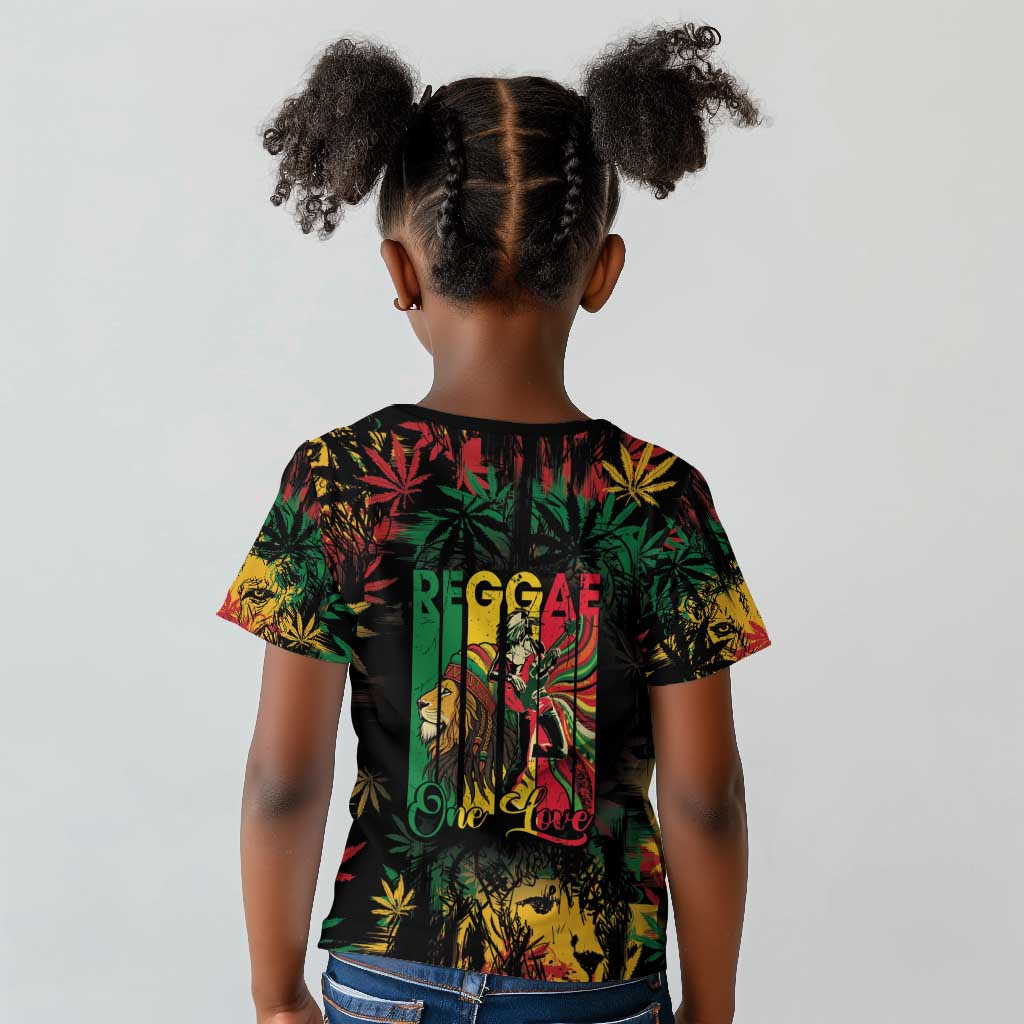 Jamaica Reggae Festival Kid T shirt One Love Rastafari Culture - African Pride