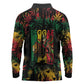 Jamaica Reggae Festival Long Sleeve Polo Shirt One Love Rastafari Culture - African Pride