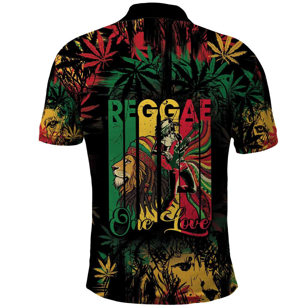 Jamaica Reggae Festival Polo Shirt One Love Rastafari Culture - African Pride
