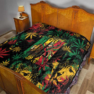 Jamaica Reggae Festival Quilt One Love Rastafari Culture - African Pride