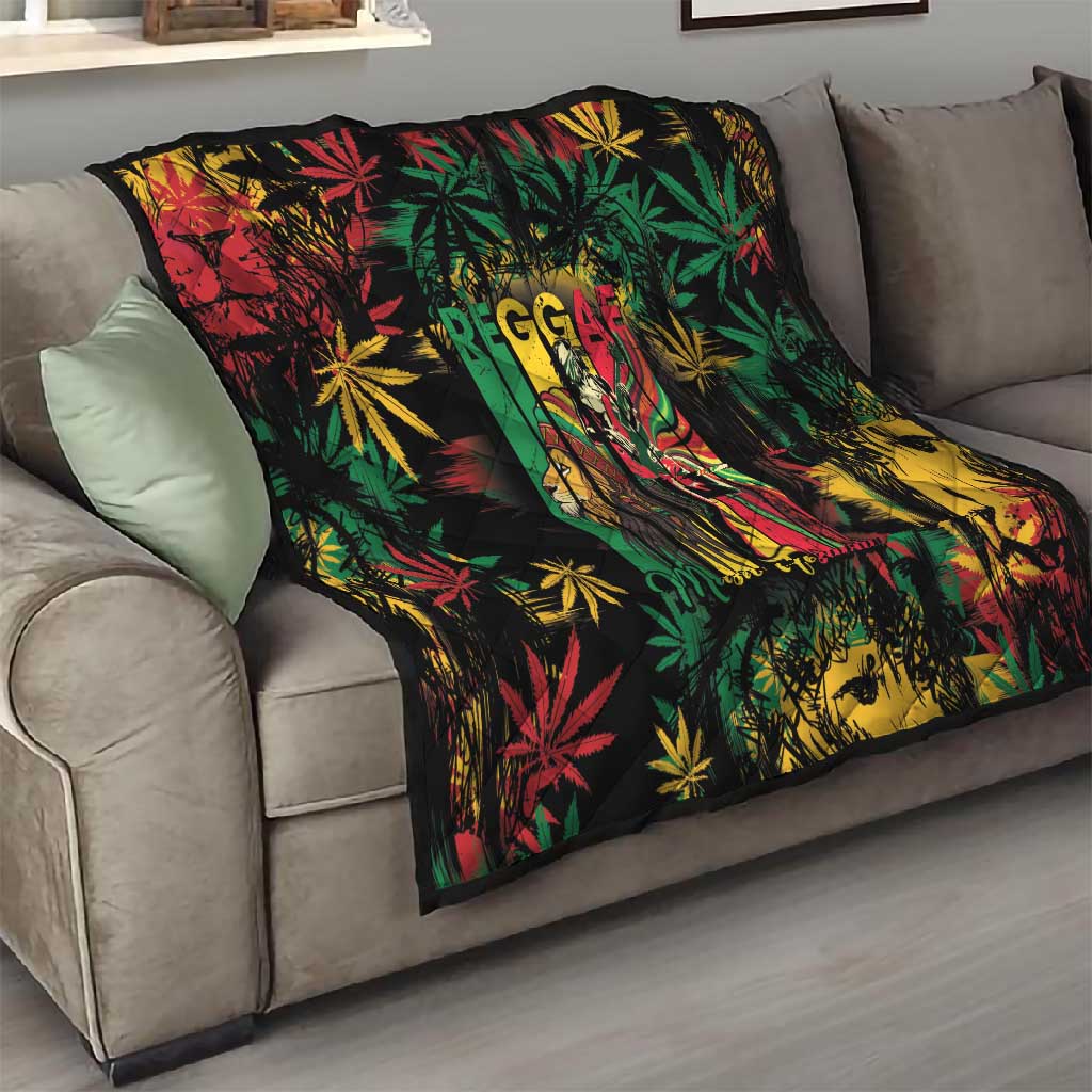 Jamaica Reggae Festival Quilt One Love Rastafari Culture - African Pride