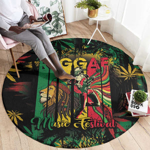 Jamaica Reggae Festival Round Carpet One Love Rastafari Culture - African Pride