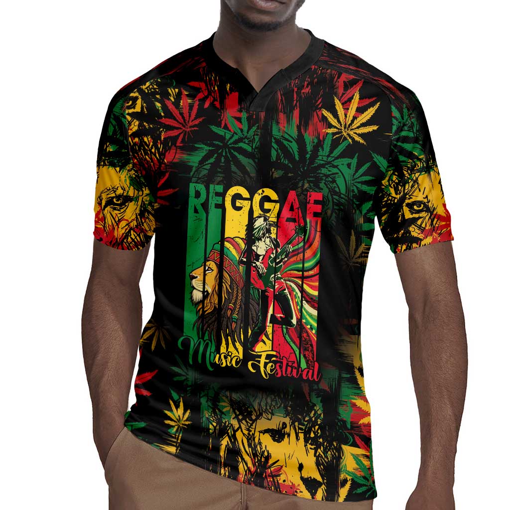 Jamaica Reggae Festival Rugby Jersey One Love Rastafari Culture - African Pride