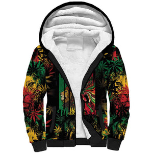 Jamaica Reggae Festival Sherpa Hoodie One Love Rastafari Culture - African Pride