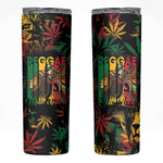 Jamaica Reggae Festival Skinny Tumbler One Love Rastafari Culture - African Pride