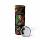 Jamaica Reggae Festival Skinny Tumbler One Love Rastafari Culture - African Pride