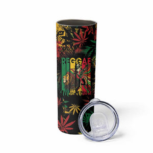 Jamaica Reggae Festival Skinny Tumbler One Love Rastafari Culture - African Pride