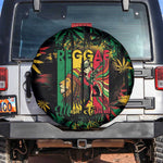 Jamaica Reggae Festival Spare Tire Cover One Love Rastafari Culture - African Pride