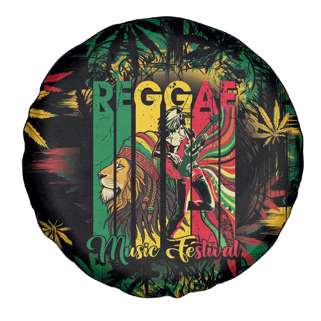 Jamaica Reggae Festival Spare Tire Cover One Love Rastafari Culture - African Pride