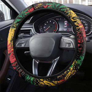 Jamaica Reggae Festival Steering Wheel Cover One Love Rastafari Culture - African Pride