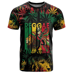 Jamaica Reggae Festival T shirt One Love Rastafari Culture - African Pride