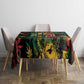 Jamaica Reggae Festival Tablecloth One Love Rastafari Culture - African Pride