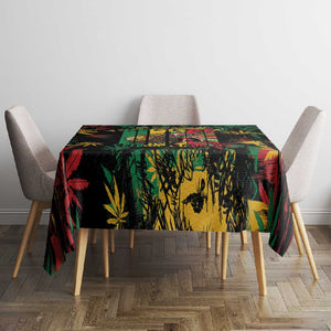 Jamaica Reggae Festival Tablecloth One Love Rastafari Culture - African Pride