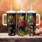 Jamaica Reggae Festival Tumbler With Handle One Love Rastafari Culture - African Pride