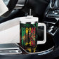 Jamaica Reggae Festival Tumbler With Handle One Love Rastafari Culture - African Pride