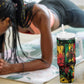 Jamaica Reggae Festival Tumbler With Handle One Love Rastafari Culture - African Pride
