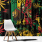 Jamaica Reggae Festival Window Curtain One Love Rastafari Culture - African Pride