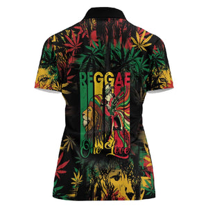 Jamaica Reggae Festival Women Polo Shirt One Love Rastafari Culture - African Pride