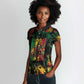 Jamaica Reggae Festival Women Polo Shirt One Love Rastafari Culture - African Pride