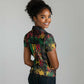 Jamaica Reggae Festival Women Polo Shirt One Love Rastafari Culture - African Pride