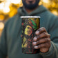 King Of Reggae Legend Bob 4 in 1 Can Cooler Tumbler Rasta Cannabis - African Pride