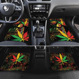King Of Reggae Legend Bob Car Mats Rasta Cannabis - African Pride