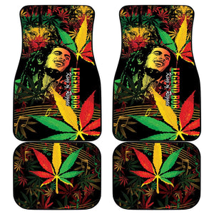King Of Reggae Legend Bob Car Mats Rasta Cannabis - African Pride