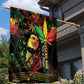King Of Reggae Legend Bob Garden Flag Rasta Cannabis - African Pride