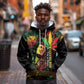 King Of Reggae Legend Bob Hoodie Rasta Cannabis - African Pride