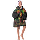 King Of Reggae Legend Bob Kid Wearable Blanket Hoodie Rasta Cannabis - African Pride