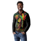 King Of Reggae Legend Bob Long Sleeve Polo Shirt Rasta Cannabis - African Pride