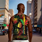 King Of Reggae Legend Bob Men Tank Top Rasta Cannabis - African Pride