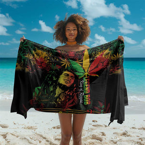King Of Reggae Legend Bob Sarong Rasta Cannabis - African Pride