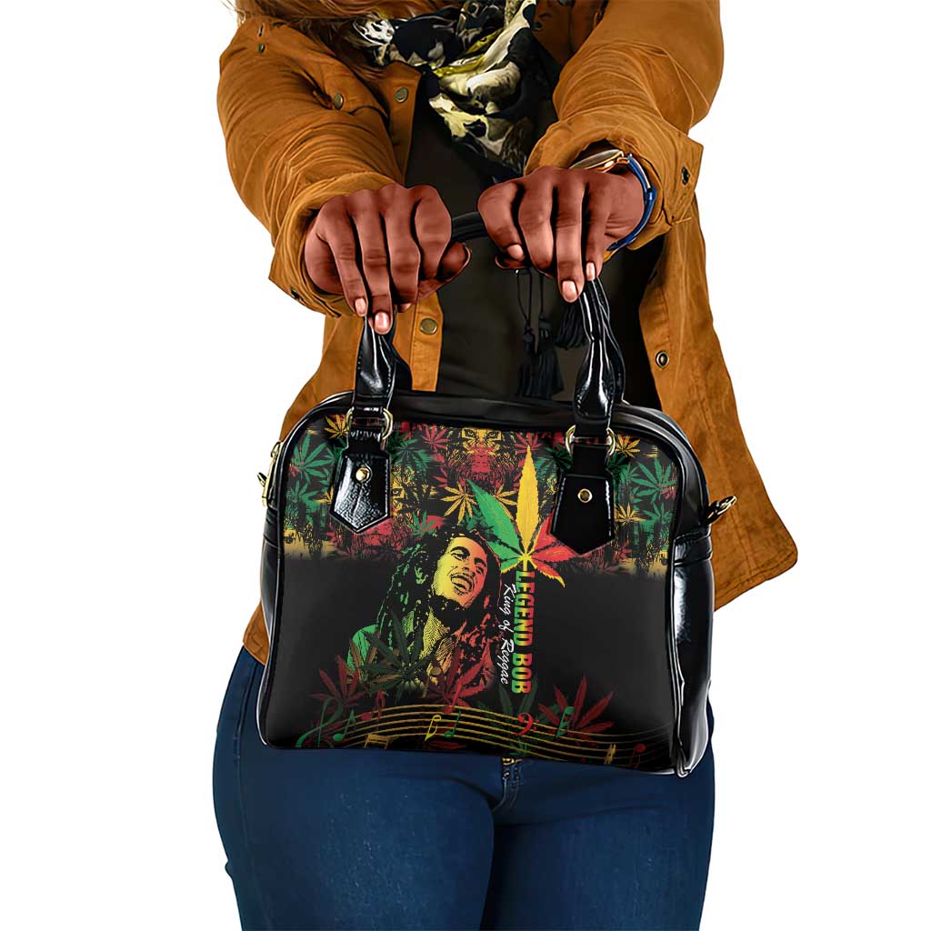 King Of Reggae Legend Bob Shoulder Handbag Rasta Cannabis - African Pride