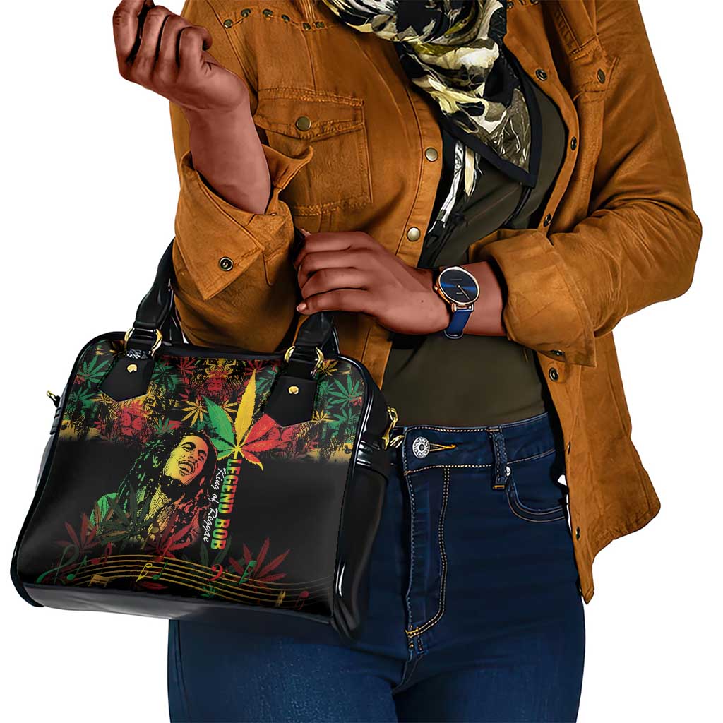 King Of Reggae Legend Bob Shoulder Handbag Rasta Cannabis - African Pride