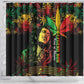 King Of Reggae Legend Bob Shower Curtain Rasta Cannabis - African Pride