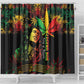 King Of Reggae Legend Bob Shower Curtain Rasta Cannabis - African Pride