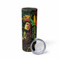 King Of Reggae Legend Bob Skinny Tumbler Rasta Cannabis - African Pride