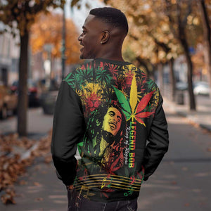 King Of Reggae Legend Bob Sweatshirt Rasta Cannabis - African Pride